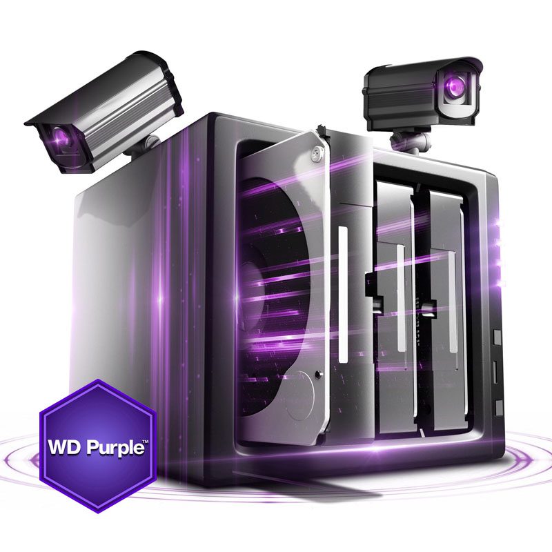 Disque dur interne Western Digital WD Purple Surveillance Hard