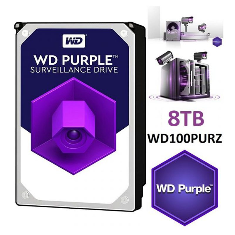 Disque dur interne HDD 8 To Western Digital Purple Vidéo