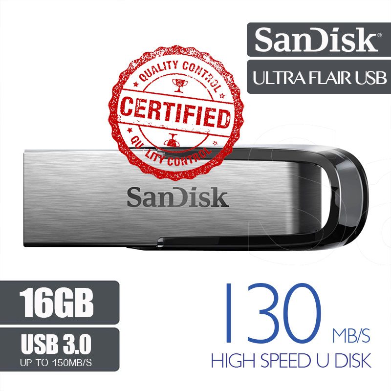 Clé USB 3.0 16 GB SanDisk Ultra Flair Flash Drive - Online Africa