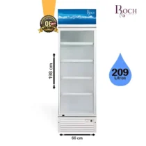 Réfrigérateur_vitré_Vertical_Roch_RFR-260
