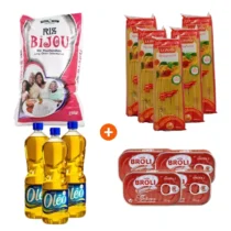 Pack_alimentaire_Sac_de_riz_Bijou_classique_25Kg_5_sachets_de_Spaghetti_Pasta_500g_3_bouteilles_d_huile_Oléo_1L_4_boites_de_Sardine_Broli