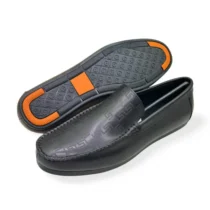 Mocassins Versace homme pointure 47 à 53 couleur noir en cuir