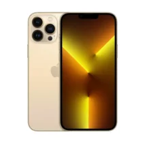 Apple iPhone 13 pro max 128Go Gold vue de face et arrière