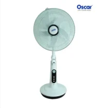 Ventilateur rechargeable 16 pouces vue de face