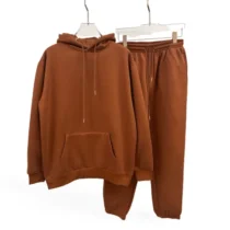Ensemble jogging oversize - 02 pièces - Marron