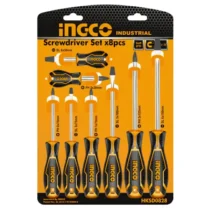 Jeu de 8 tournevis INGCO - Kit d'outils - HKSD0828