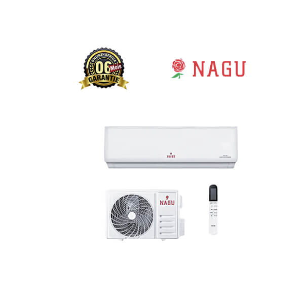 Climatiseur Split NAGU 1.5CV, compact et élégant