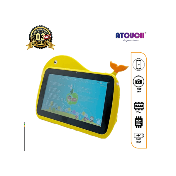 Tablette enfant Atouch KT2 et ses caractéristiques