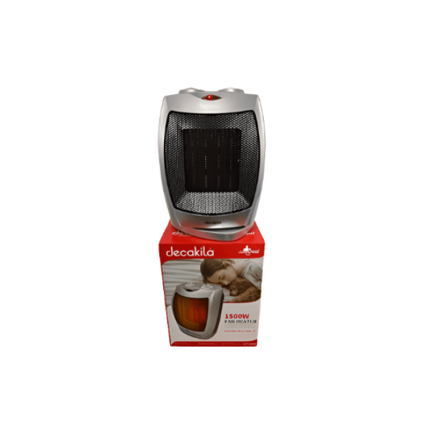 Radiateur soufflant Decakila 1500W, vue d'ensemble