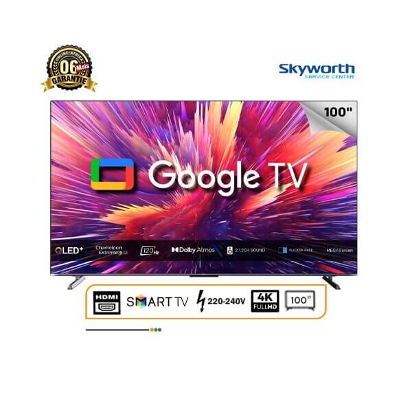 La smart TV Skyworth de 100 pouces