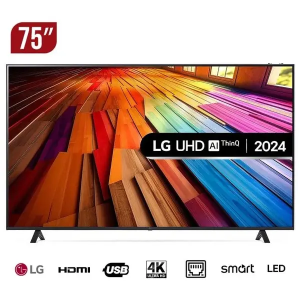 TV LG 86 Pouces Smart - 75UT80006LA - 4K Gen7 HDR10 Pro - 24 mois de Garantie