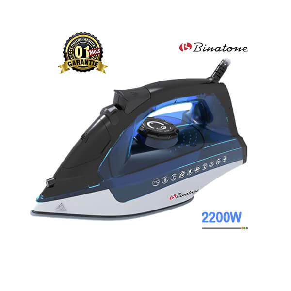 Fer a vapeur Binatone 2200W - Vue d'ensemble.