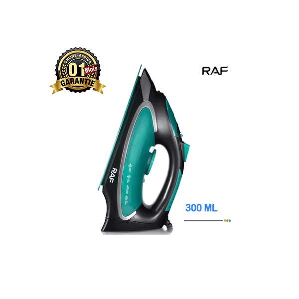 Fer à repasser RAF R-1193 - Puissance 2400W, semelle antiadhésive et vapeur puissante