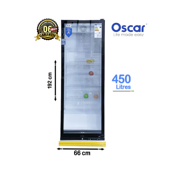 Réfrigérateur Vitrine Oscar 450L - Vue d'ensemble.