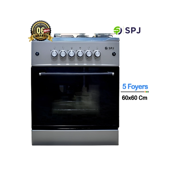 Cuisinière SPJ 4 foyers 60x60 FSG606-I, design moderne et compact