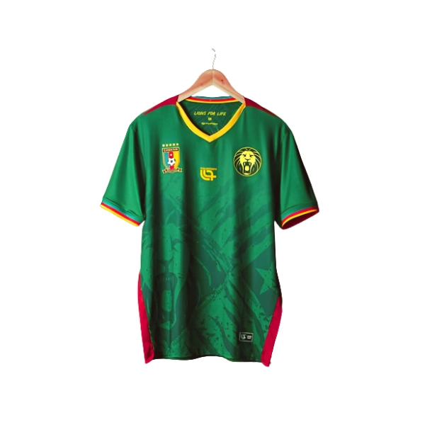 Maillot fan des lions indomptables, couleur vert