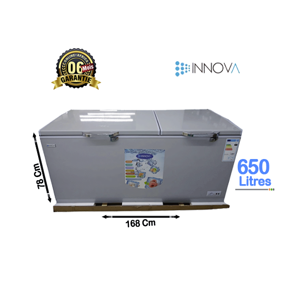Congélateur Coffre INNOVA 650L - Vue d'ensemble.