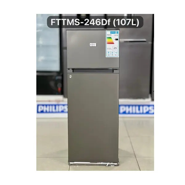Réfrigérateur FIABTEC 107L - FTTMS-246DF - Double Battants - 06 mois