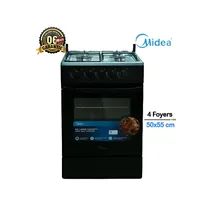 Cuisinière à gaz MIDEA 50x55 - 4 foyers - MD508 - Manuel - 06 mois