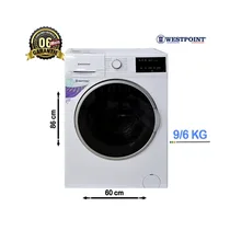 Vue frontale de la machine WESTPOINT WDMI-91420.ER en blanc