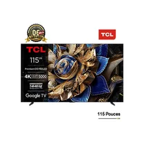 Smart TV TCL 115 pouces QD Mini LED 4K 144Hz Google TV HDR 5000 nits, avec garantie 06 mois
